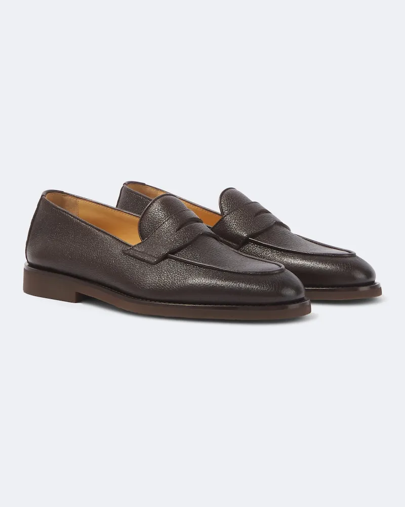 Brunello Cucinelli Mocassini in pelle Marrone