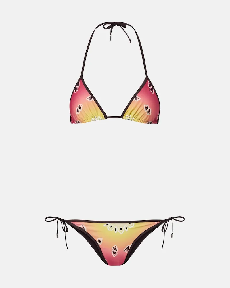 ATTICO Bikini con stampa Multicolore