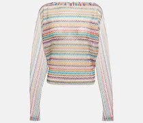 Missoni Top in maglia a zig-zag Multicolore