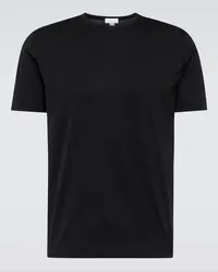 Sunspel T-shirt Classic  in cotone Nero