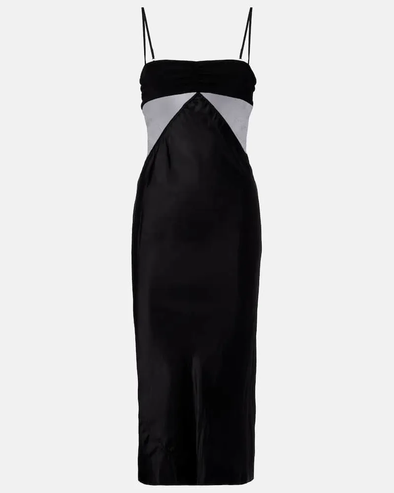 Rick Owens Abito sottoveste Combo Nero