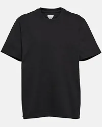 Bottega Veneta T-shirt in jersey di cotone Nero