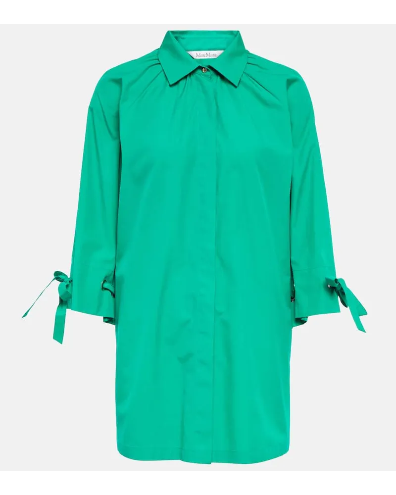 Max Mara Camicia Gigi in cotone Verde