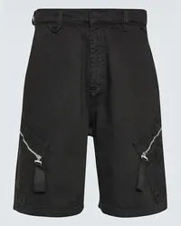 Jacquemus Shorts cargo Marrone in cotone Nero