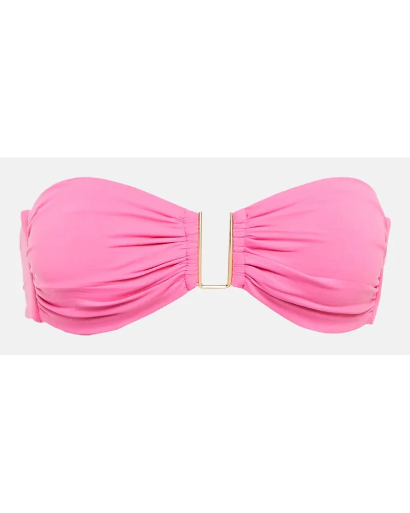 Melissa Odabash Top bikini a fascia Barcelona Rosa