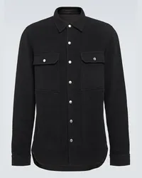 Rick Owens Camicia in lana vergine Nero