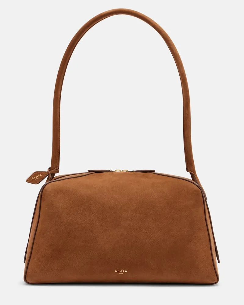 Alaïa AlaÃ¯a Borsa a spalla Le Bouledogue in pelle Marrone