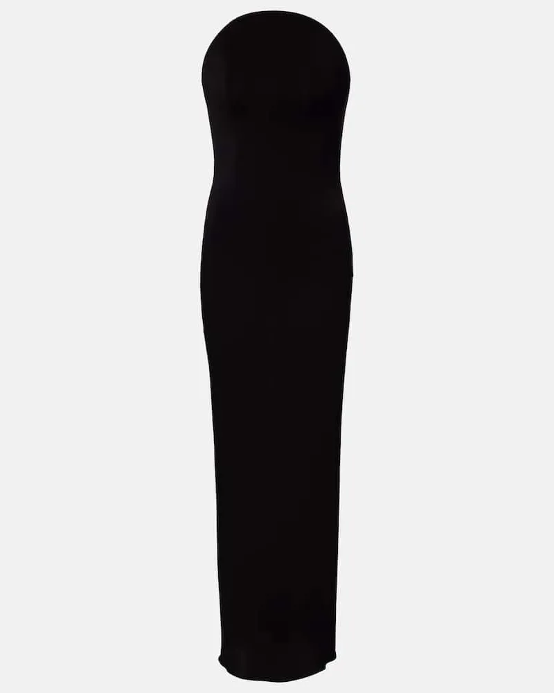Alaïa AlaÃ¯a Abito da cocktail in jersey Nero