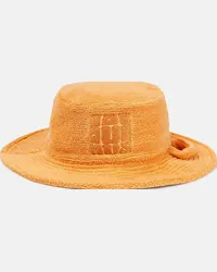 Jacquemus Cappello Le Bob Bandho in spugna Arancione