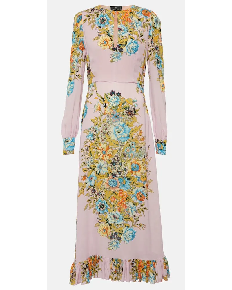 Etro Miniabito con stampa Rosa