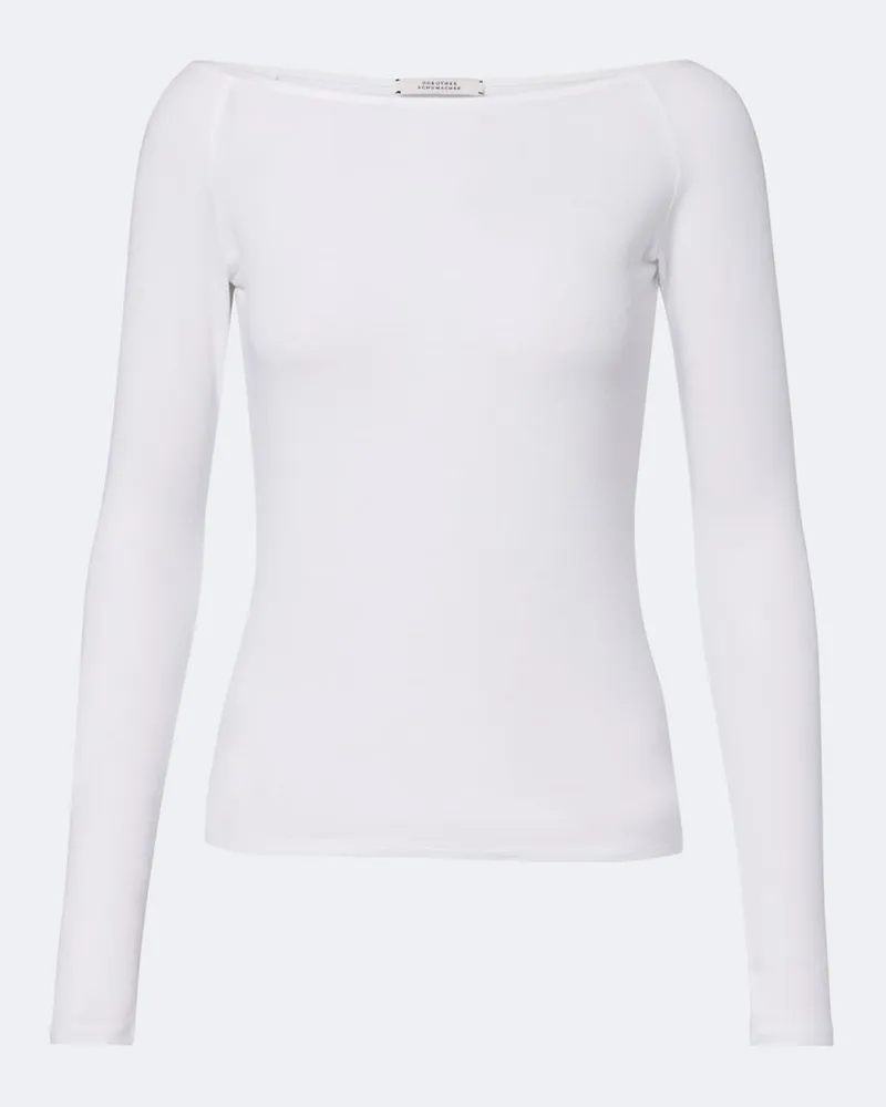 Dorothee Schumacher Top Chic Comfort Bianco