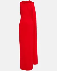 Roland Mouret Abito lungo in cady Rosso