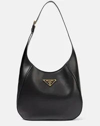 Prada Borsa a spalla City Medium in pelle Nero