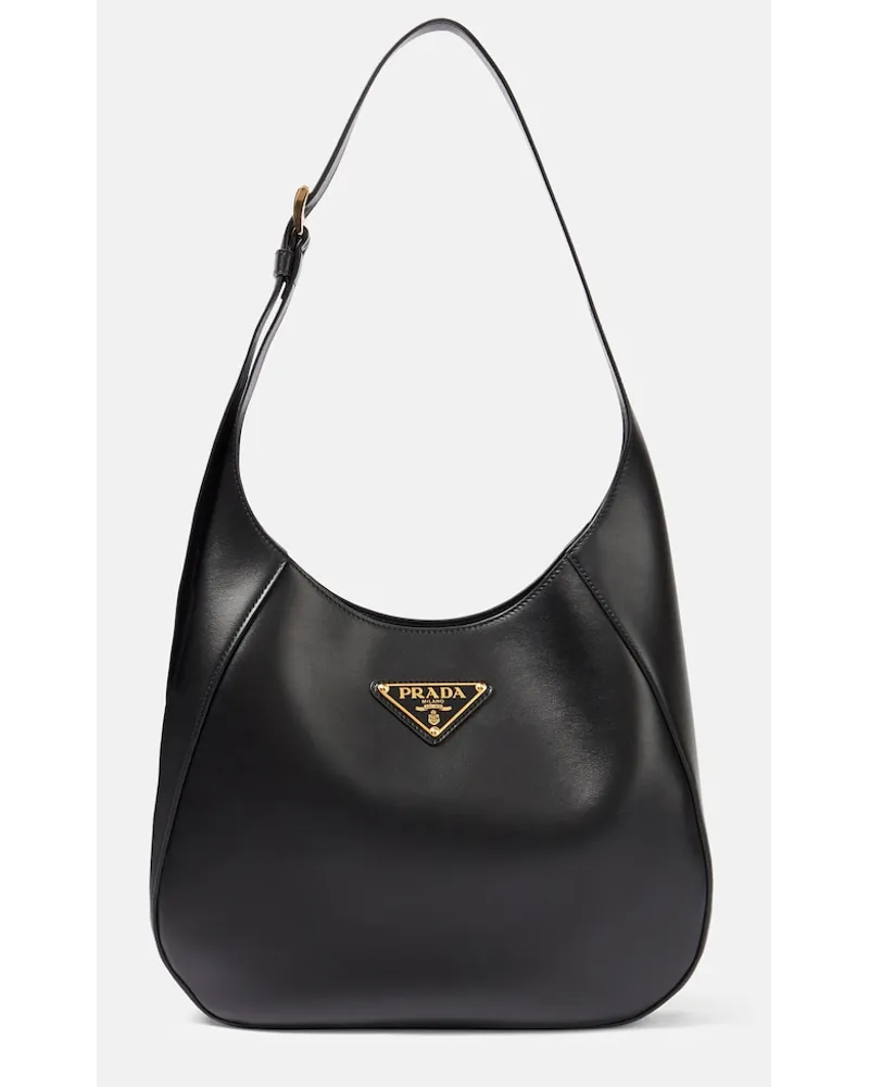 Prada Borsa a spalla City Medium in pelle Nero