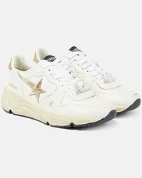 Golden Goose Sneakers Running Sole in pelle Bianco