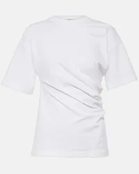 Totême T-shirt in jersey di cotone Bianco