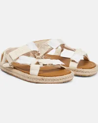 Maison Margiela Espadrillas in cotone Bianco