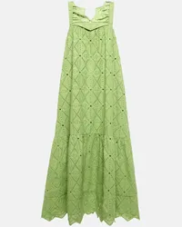 Dorothee Schumacher Abito lungo in misto cotone Verde