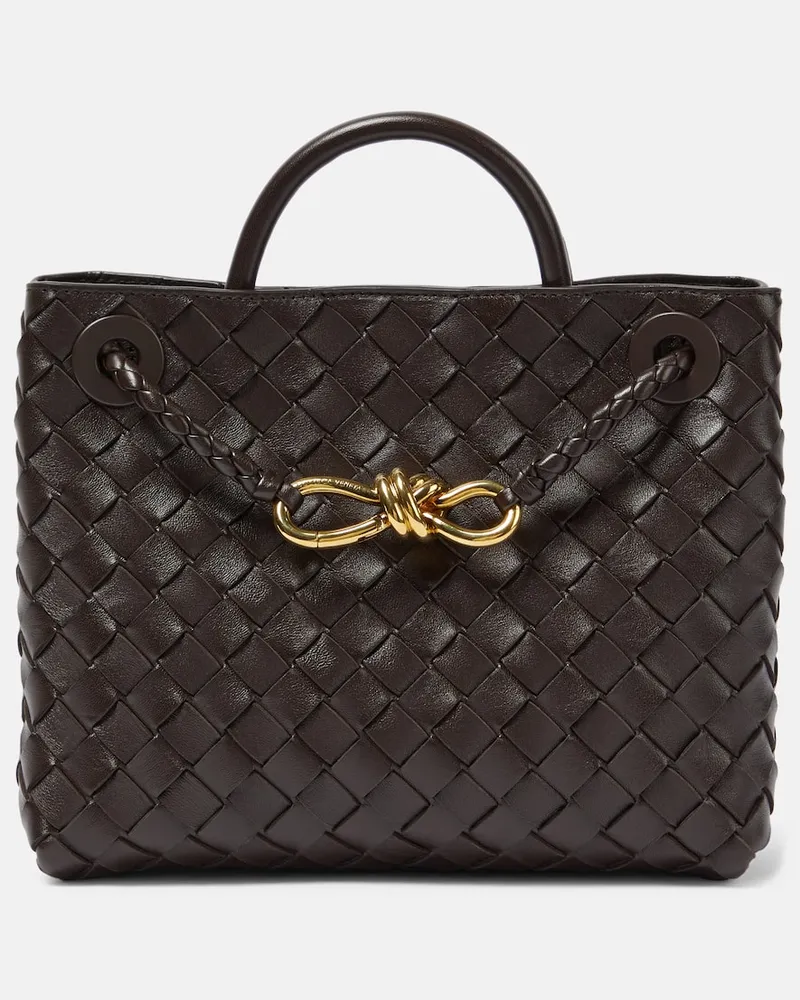 Bottega Veneta Borsa Andiamo Small in pelle Marrone
