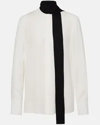 Valentino Garavani Blusa in seta Bianco