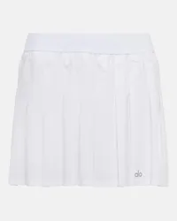 alo Minigonna da tennis Varsity in cotone Bianco