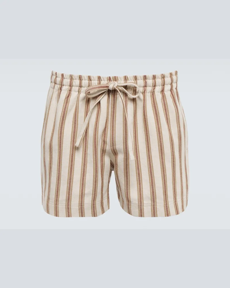 COMMAS Shorts in misto cotone a righe Multicolore