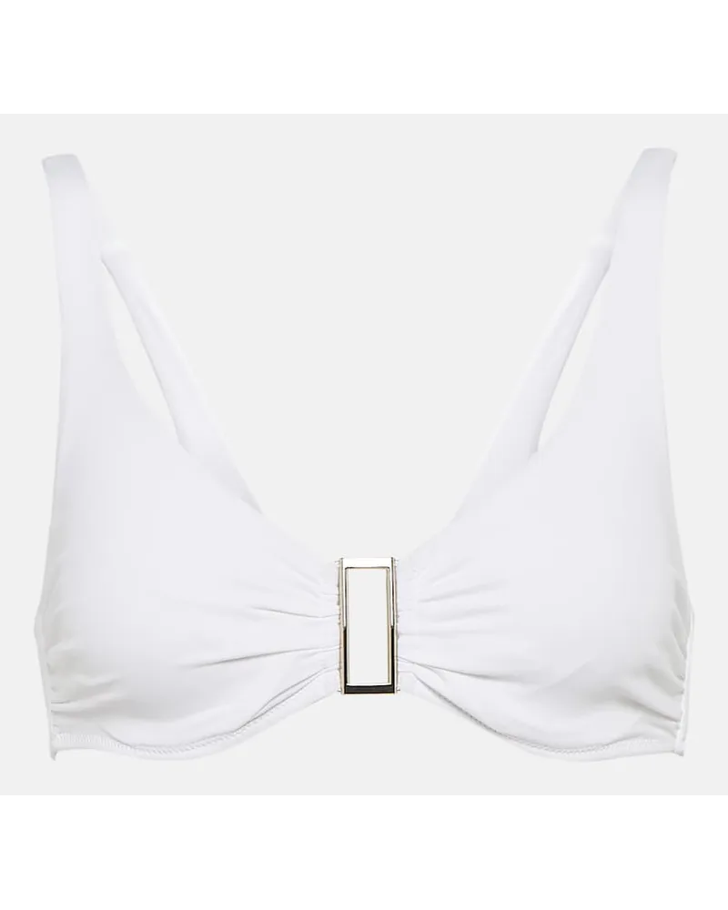 Melissa Odabash Top bikini Bel Air Bianco