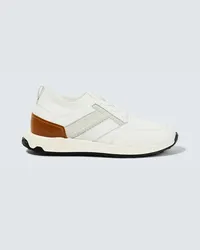 TOD'S Sneakers con pelle Bianco