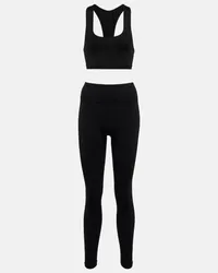 PRISM Top sportivo Elated e leggings Lucid Nero