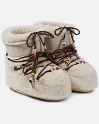 Moon Boot Stivali doposci Resort Icon Low Bianco