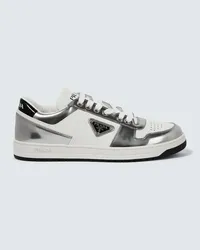 Prada Sneakers Downtown in pelle Bianco