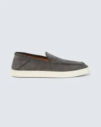 Giorgio Armani Slip-on in suede Grigio