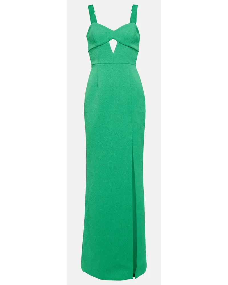 Rebecca Vallance Abito lungo con cut-out Verde