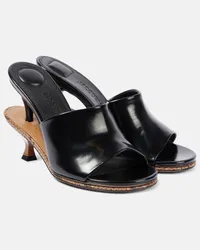 Jacquemus Mules Les Doubles in pelle Nero