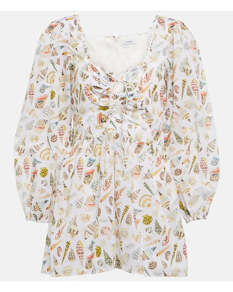 Marysia Jumpsuit corta Sip Sip in cotone Multicolore