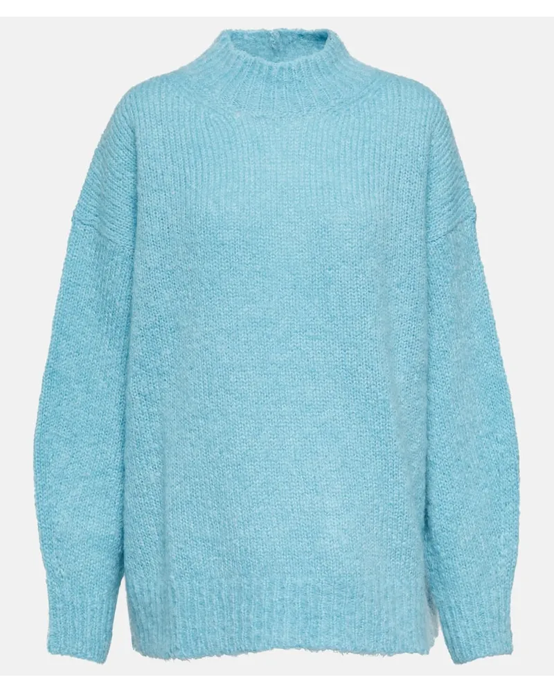 Isabel Marant Pullover lupetto Idol in misto mohair Blu