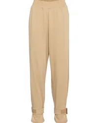 FRANKIE Shop Pantaloni sportivi in cotone Beige