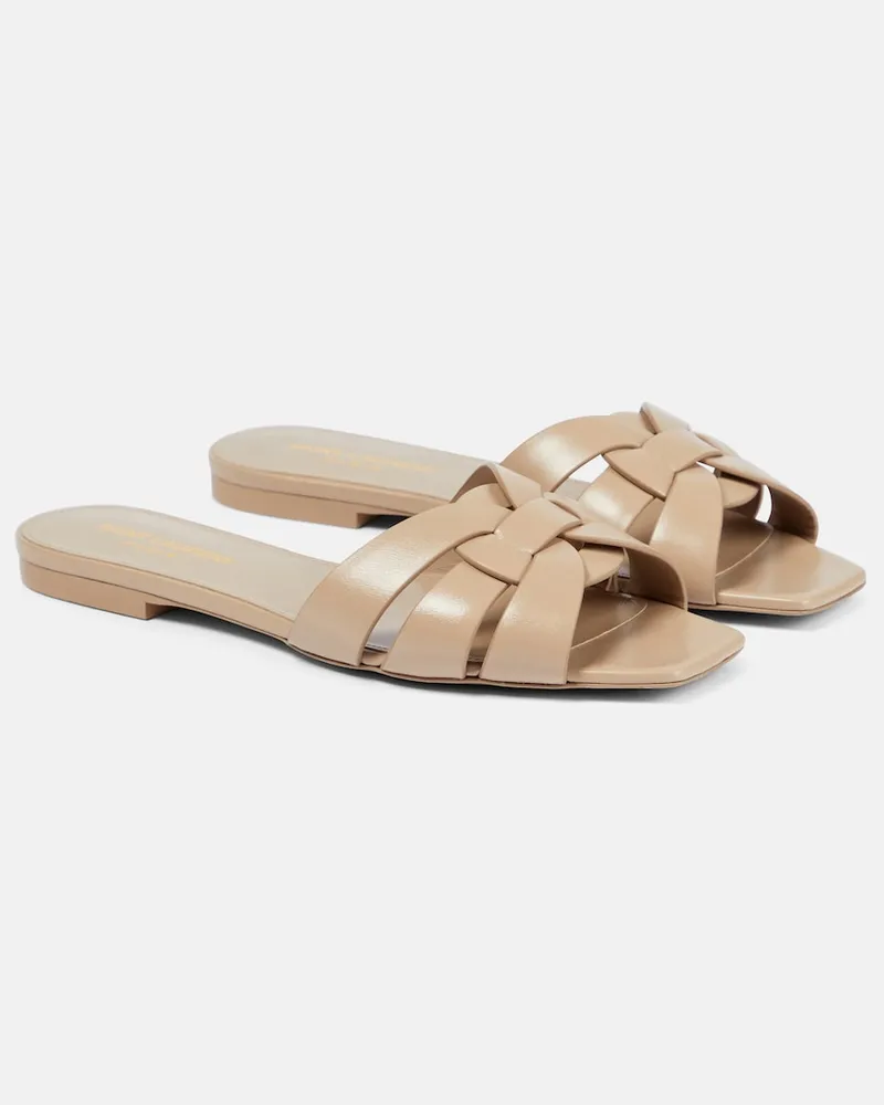Saint Laurent Sandali Tribute 05 in pelle Beige