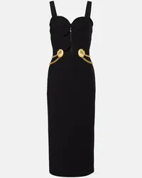 Rebecca Vallance Abito midi Chelsea con cut-out Nero