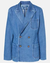 Ralph Lauren Blazer doppiopetto di jeans Blu