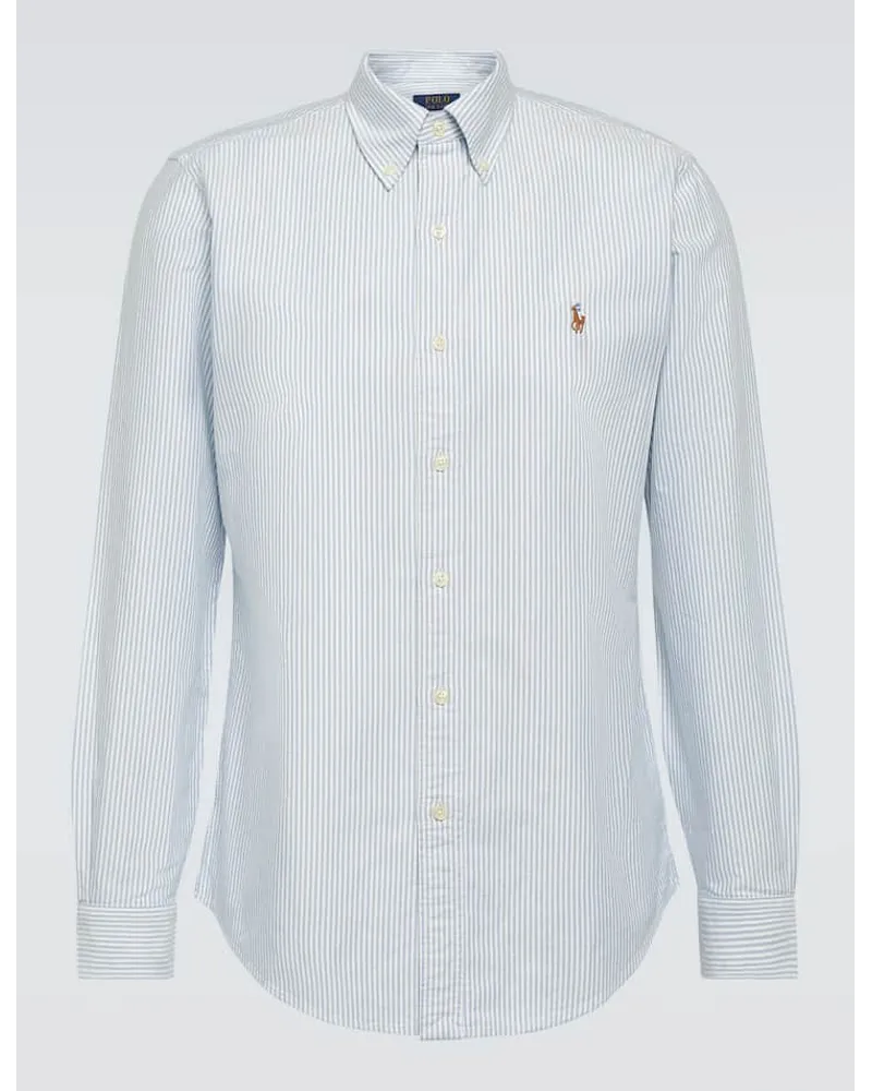 Ralph Lauren Camicia Oxford in cotone con logo Blu