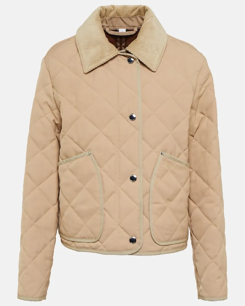 Burberry Giacca trapuntata Beige