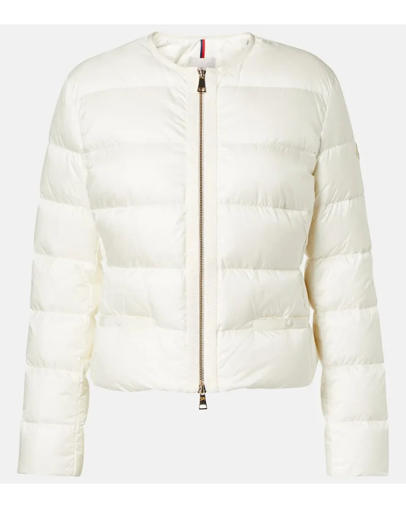 Moncler Piumino cropped Laurine Bianco