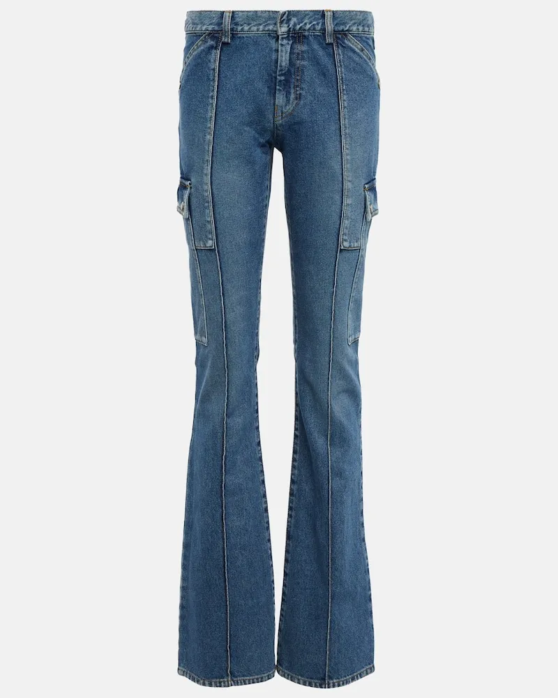 Petar Petrov Jeans flared Genadio a vita bassa Blu