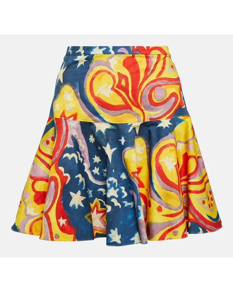 Marni x No Vacancy Inn - Minigonna in cotone Multicolore