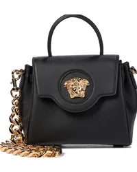 Versace Borsa La Medusa Small in pelle Nero