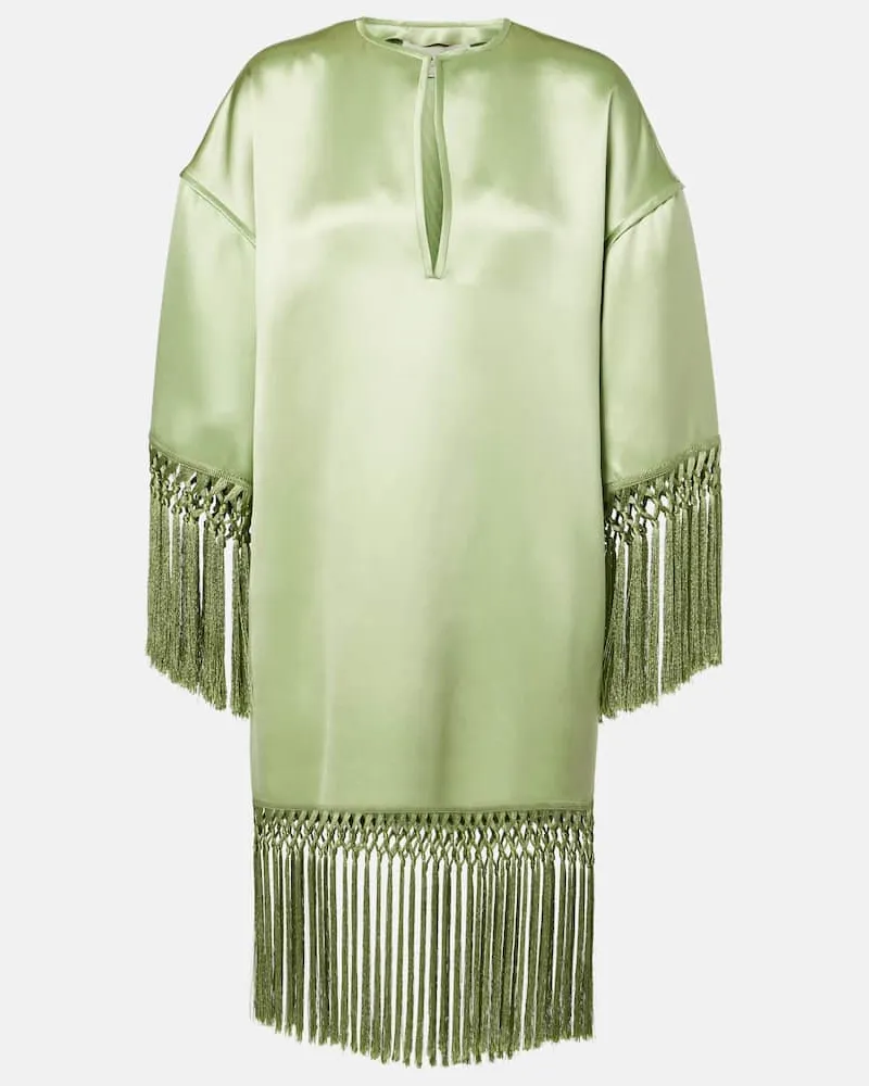 Valentino Garavani Tunica in duchesse di seta Verde