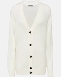 Jil Sander Cardigan in lana Neutro