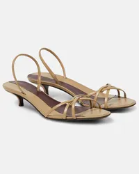 The Row Sandali slingback Harlow 35 in pelle Beige