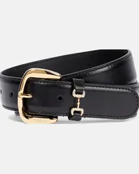 Gucci Cintura Horsebit in pelle Nero